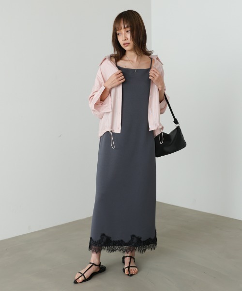 Bab(バブ)の「【羽織にもおすすめ◎】ラメストライプブラウス(シャツ/ブラウス・レディース・ホワイト/ピンク/ブルー/グリーン・FREE)」の8枚目の写真