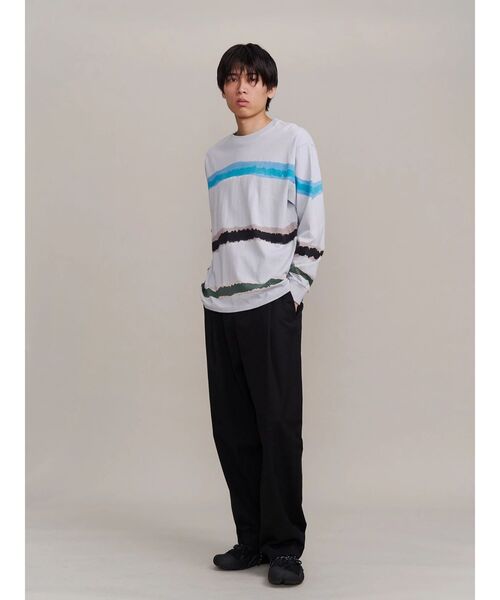 UN3D.(アンスリード)の「【COTTON RESEARCH CLUB】KURASHIKIZOME LONG T(Tシャツ/カットソー・レディース・ブラック/グレー・42/38/44)」の18枚目の写真