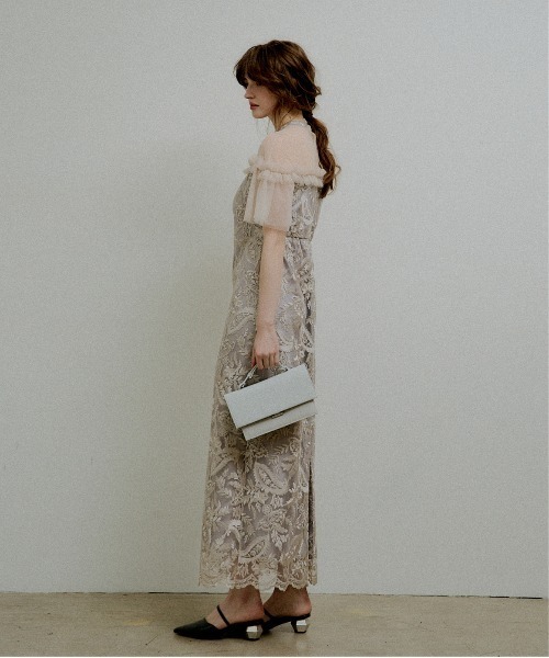 LE'RURE（リルアー）の「Paisley wave design dress（ドレス・レディース・グレー系その他/ベージュ/ブラック・TALL/MEDIUM/SMALL）」の16枚目の写真