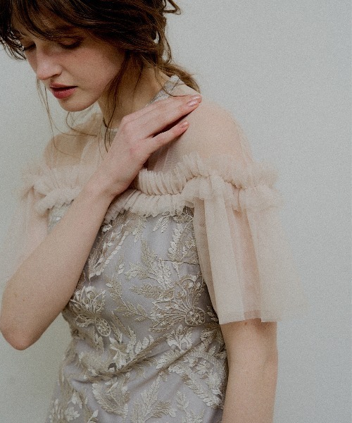 LE'RURE（リルアー）の「Paisley wave design dress（ドレス・レディース・グレー系その他/ベージュ/ブラック・TALL/MEDIUM/SMALL）」の14枚目の写真