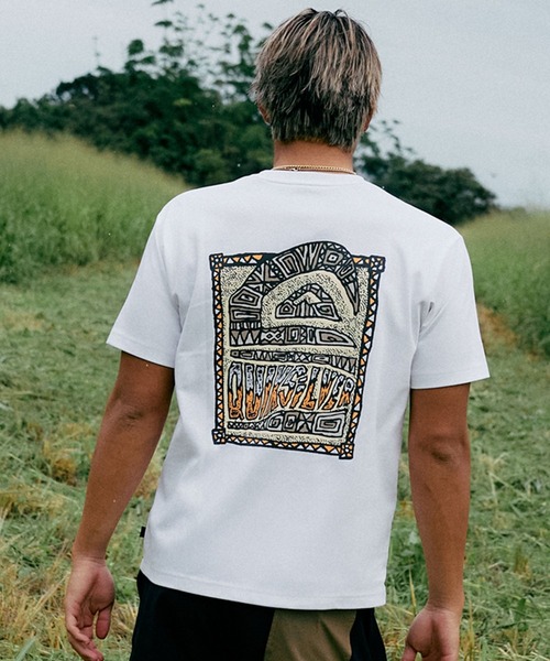 Quiksilver(クイックシルバー)の「QUIKSILVER メンズ HERITAGE ST Tシャツ 接触冷感 速乾 UPF50+ ストレッチ<NATURE TECH>【2026年夏モデル】(Tシャツ/カットソー・メンズ・ホワイト/ブラック/ミント・LARGE/MEDIUM/SMALL)」の2枚目の写真