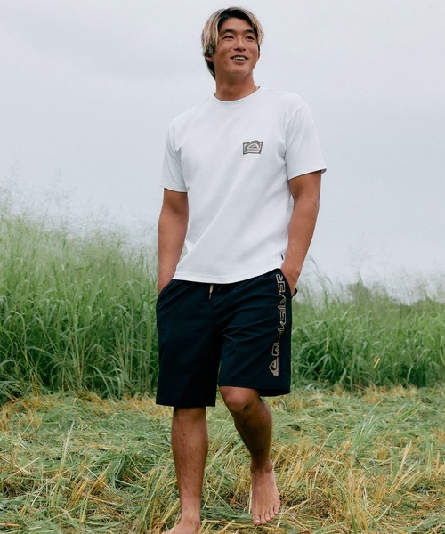 Quiksilver(クイックシルバー)の「QUIKSILVER メンズ HERITAGE ST Tシャツ 接触冷感 速乾 UPF50+ ストレッチ<NATURE TECH>【2026年夏モデル】(Tシャツ/カットソー・メンズ・ホワイト/ブラック/ミント・LARGE/MEDIUM/SMALL)」の9枚目の写真