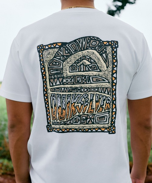 Quiksilver(クイックシルバー)の「QUIKSILVER メンズ HERITAGE ST Tシャツ 接触冷感 速乾 UPF50+ ストレッチ<NATURE TECH>【2026年夏モデル】(Tシャツ/カットソー・メンズ・ホワイト/ブラック/ミント・LARGE/MEDIUM/SMALL)」の7枚目の写真