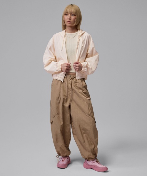 JORDAN BRAND(ジョーダンブランド)の「ジョーダン フライト ウィメンズ フルジップ UV ジャケット / Jordan Flight Women's Full-Zip UV Jacket IF1178-110 Pale Ivory(ブルゾン・レディース・アイボリー・XS/XL/S/M/L/2XL)」の3枚目の写真
