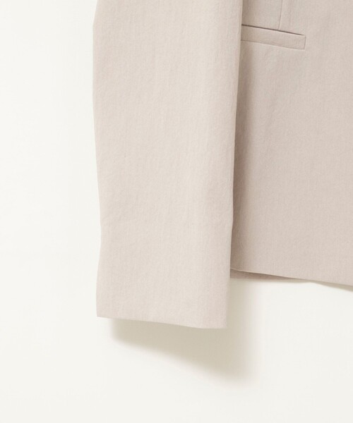 NOLLEY’S Sophi(ノーリーズソフィ)の「《セットアップ対応/UVカット/接触冷感》ウォッシャブルDry toro ノーカラージャケット(ノーカラージャケット・レディース・ベージュ/ブラック/ネイビー・38/36/40)」の13枚目の写真