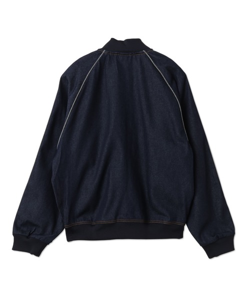 adidas(アディダス)の「adidas SST ADICOLOR RAW DENIM TRACKTOP / アディダス SST アディカラー ロウ デニム トラックトップ(デニムジャケット・メンズ・ダークインディゴブルー・L/M/3XL/XXL/XL)」の9枚目の写真