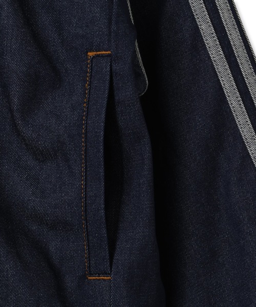 adidas(アディダス)の「adidas SST ADICOLOR RAW DENIM TRACKTOP / アディダス SST アディカラー ロウ デニム トラックトップ(デニムジャケット・メンズ・ダークインディゴブルー・L/M/3XL/XXL/XL)」の5枚目の写真