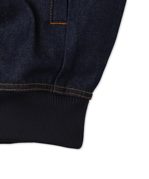 adidas(アディダス)の「adidas SST ADICOLOR RAW DENIM TRACKTOP / アディダス SST アディカラー ロウ デニム トラックトップ(デニムジャケット・メンズ・ダークインディゴブルー・L/M/3XL/XXL/XL)」の8枚目の写真