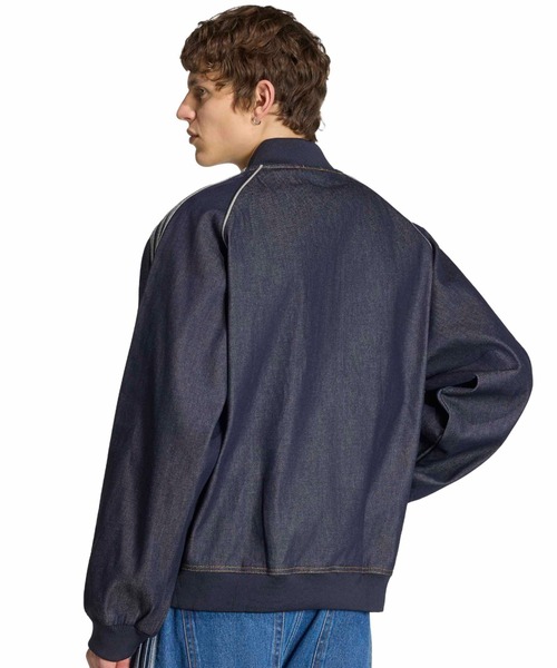 adidas(アディダス)の「adidas SST ADICOLOR RAW DENIM TRACKTOP / アディダス SST アディカラー ロウ デニム トラックトップ(デニムジャケット・メンズ・ダークインディゴブルー・L/M/3XL/XXL/XL)」の10枚目の写真