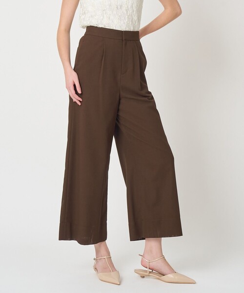 ANAYI(アナイ)の「ファインメッシュイージーパンツ〈セットアップ対応商品〉(その他パンツ・レディース・ブラック/ホワイト/ブラウン・38/36)」の20枚目の写真