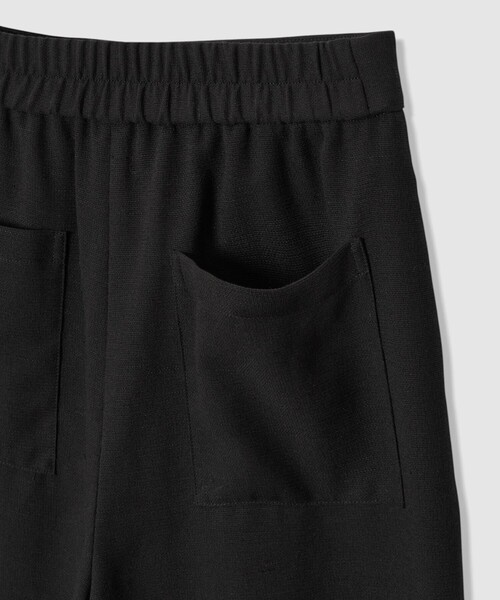 ANAYI(アナイ)の「ファインメッシュイージーパンツ〈セットアップ対応商品〉(その他パンツ・レディース・ブラック/ホワイト/ブラウン・38/36)」の4枚目の写真