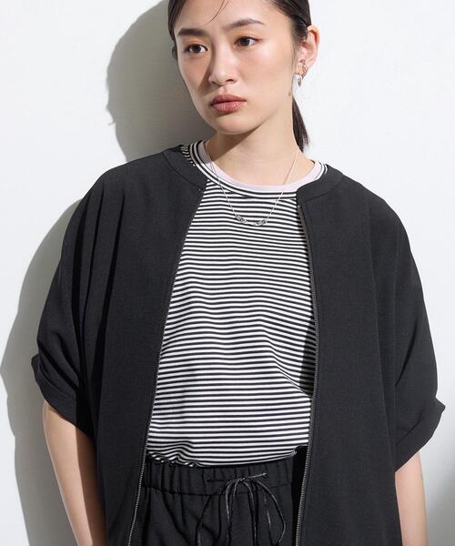 INDIVI(インディヴィ)の「【夏羽織り/着る日傘】ドルマンフォルムブルゾン(ブルゾン・レディース・ブラック/ナチュラル/ブラウン系/ベージュ系その他7・40/36/38/13/19/05/15 )」の16枚目の写真