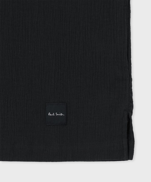Paul Smith(ポールスミス)の「【ラウンジウェアー】“Yoryu” オープンカラーシャツ【853364 7389S】(シャツ/ブラウス・メンズ・ブラック/ネイビー・LARGE/MEDIUM)」の4枚目の写真