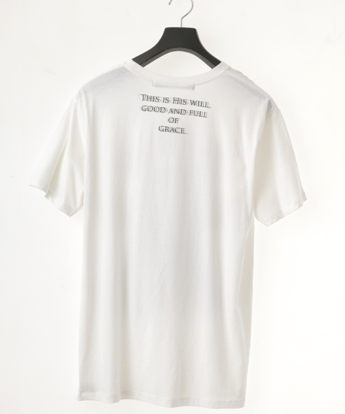 NO ID.(ノーアイディ)の「mt3335-Cコーマ天竺glitchプリントTシャツ(Tシャツ/カットソー・メンズ・ブラック/ホワイト・2/1/3)」の6枚目の写真