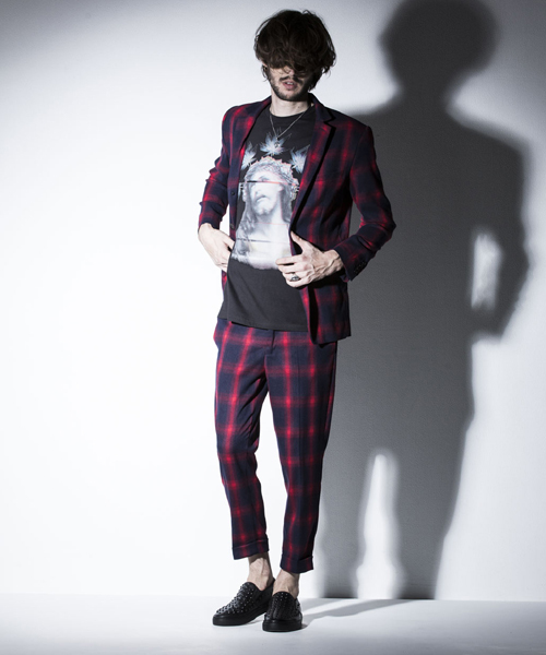 NO ID.(ノーアイディ)の「mt3335-Cコーマ天竺glitchプリントTシャツ(Tシャツ/カットソー・メンズ・ブラック/ホワイト・2/1/3)」の10枚目の写真