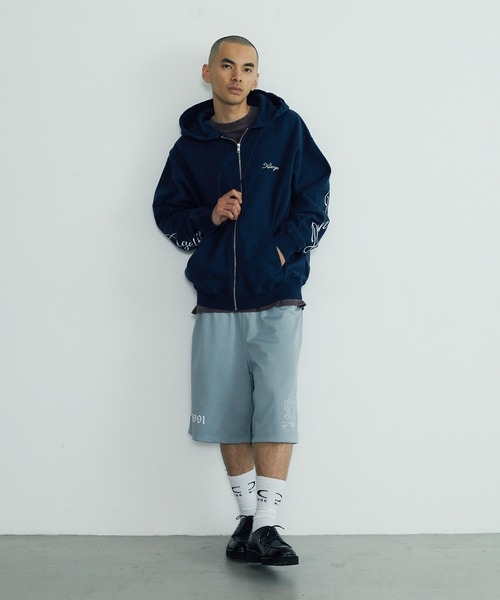 XLARGE(エクストララージ)の「OLD ENGLISH MESH SHORTS(その他パンツ・メンズ・ブラック/グレー/ブルー・S/M/L/XL)」の10枚目の写真