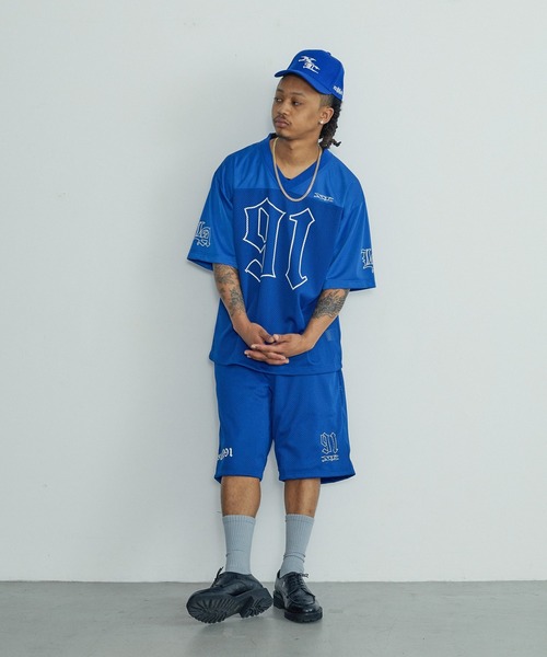 XLARGE(エクストララージ)の「OLD ENGLISH MESH SHORTS(その他パンツ・メンズ・ブラック/グレー/ブルー・S/M/L/XL)」の22枚目の写真