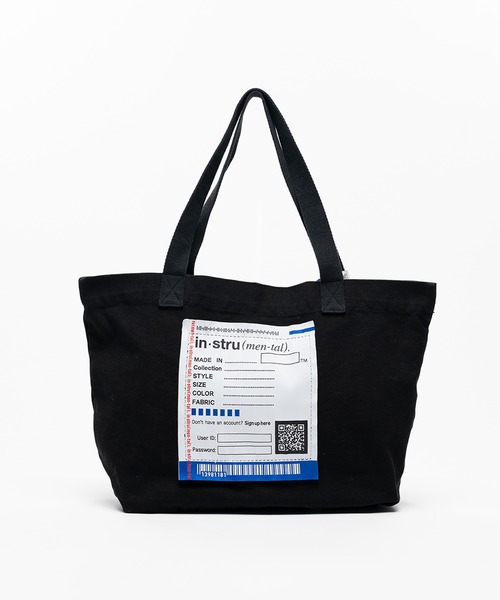 In・stru(men-tal).(インストルメンタル)の「Cotton Canvas Tote Bag Mini(トートバッグ・メンズ・ブラック・FREE)」の1枚目の写真