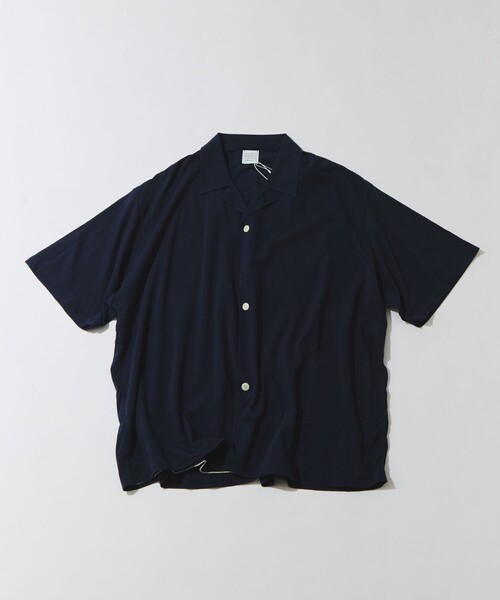 GOOD PEOPLE GOOD STITCHING GOOD PRODUCT(グッドピープルグッドスティッチンググッドプロダクト)の「【GOOD PEOPLE GOOD STITCHING GOOD PRODUCT/グッドピープルグッドスティッチンググッドプロダクト】Double Front Half Sleeve Shirt(シャツ/ブラウス・メンズ・ホワイト/ブルー・S/M)」の8枚目の写真