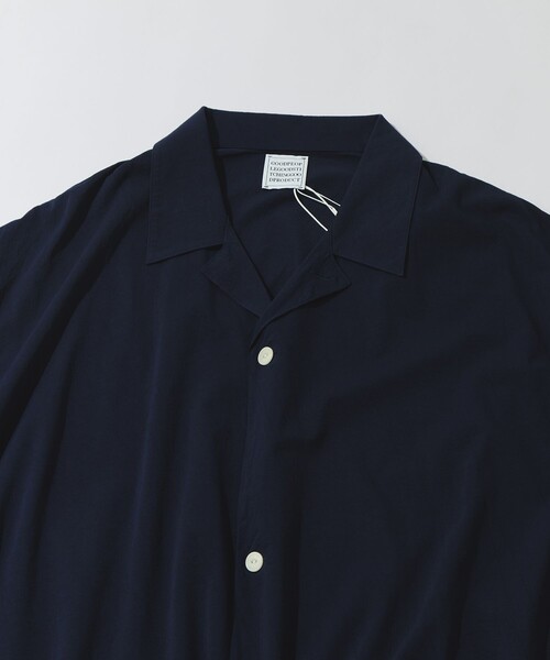 GOOD PEOPLE GOOD STITCHING GOOD PRODUCT(グッドピープルグッドスティッチンググッドプロダクト)の「【GOOD PEOPLE GOOD STITCHING GOOD PRODUCT/グッドピープルグッドスティッチンググッドプロダクト】Double Front Half Sleeve Shirt(シャツ/ブラウス・メンズ・ホワイト/ブルー・S/M)」の9枚目の写真