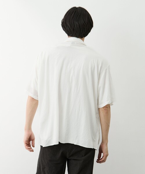 GOOD PEOPLE GOOD STITCHING GOOD PRODUCT(グッドピープルグッドスティッチンググッドプロダクト)の「【GOOD PEOPLE GOOD STITCHING GOOD PRODUCT/グッドピープルグッドスティッチンググッドプロダクト】Double Front Half Sleeve Shirt(シャツ/ブラウス・メンズ・ホワイト/ブルー・S/M)」の13枚目の写真