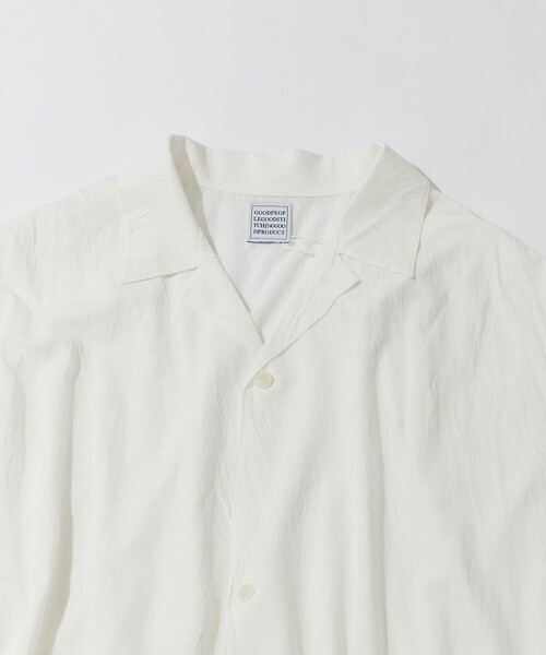 GOOD PEOPLE GOOD STITCHING GOOD PRODUCT(グッドピープルグッドスティッチンググッドプロダクト)の「【GOOD PEOPLE GOOD STITCHING GOOD PRODUCT/グッドピープルグッドスティッチンググッドプロダクト】Double Front Half Sleeve Shirt(シャツ/ブラウス・メンズ・ホワイト/ブルー・S/M)」の17枚目の写真