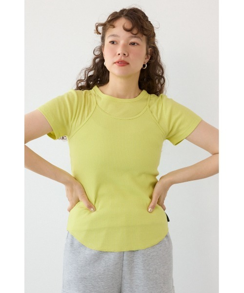 RODEO CROWNS WIDE BOWL(ロデオクラウンズワイドボウル)の「MASTER PROTECTコンパクトTシャツ(Tシャツ/カットソー・レディース・ブラック/ライム/オフホワイト・FREE)」の12枚目の写真