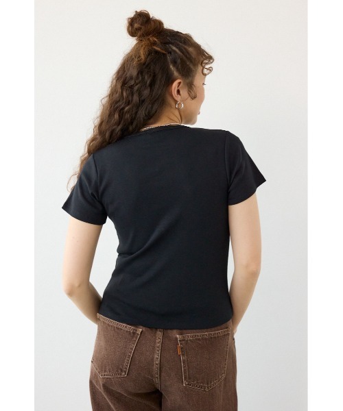 RODEO CROWNS WIDE BOWL(ロデオクラウンズワイドボウル)の「MASTER PROTECTコンパクトTシャツ(Tシャツ/カットソー・レディース・ブラック/ライム/オフホワイト・FREE)」の15枚目の写真