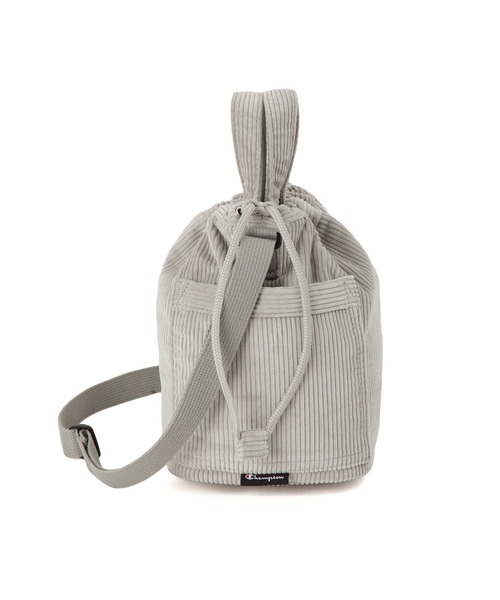 Champion（チャンピオン）の「チャンピオン ショルダーバッグ 巾着式 5C38 58892（ショルダーバッグ・レディース・グレー/ベージュ・FREE）」の7枚目の写真