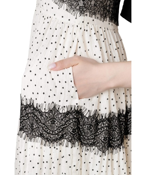 Her lip to（ハーリップトゥー）の「Clarine Polka Dot Dress