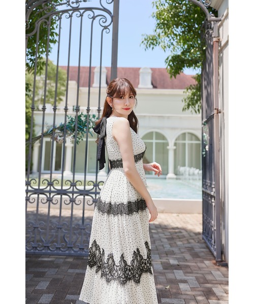ワンピース Clarine Polka Dot Dress Her lip to（ハーリップトゥー）の「Clarine Polka Dot Dress