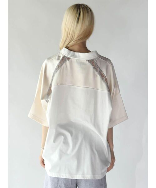 :ETHROF(イーサオブ)の「RACE NUMBERING GAME SHIRT(Tシャツ/カットソー・レディース・オフホワイト/ブラック/ネイビー・FREE)」の11枚目の写真