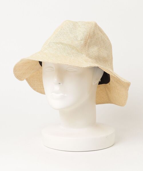 BED J.W. FORD(ベッドフォード)の「【J.W. FORD】Paper Tulip hat(ハット・メンズ・ベージュ/ブラック・2)」の1枚目の写真