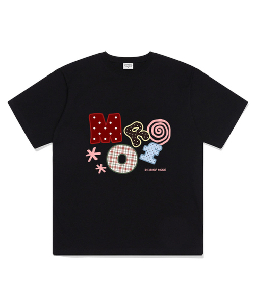 THEMORFHOUSE(ザモーフハウス)の「パターンMORFオーバーサイズ半袖Tシャツブラック(Tシャツ/カットソー・レディース・その他・SMALL/MEDIUM/LARGE)」の2枚目の写真
