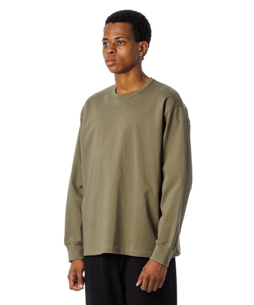 Sandinista（サンディニスタ）の「Spanish Pima L-S Tee / スペインピマ長袖Tシャツ（Tシャツ/カットソー・メンズ・ブラック/オリーブ・LARGE/MEDIUM/SMALL）」の9枚目の写真