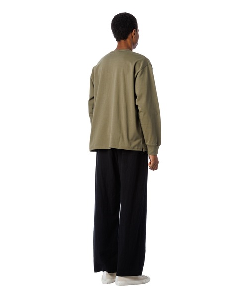 Sandinista（サンディニスタ）の「Spanish Pima L-S Tee / スペインピマ長袖Tシャツ（Tシャツ/カットソー・メンズ・ブラック/オリーブ・LARGE/MEDIUM/SMALL）」の16枚目の写真