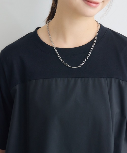 KATHARINE ROSS(キャサリンロス)の「タイプライター切替ワンピース(ワンピース・レディース・ネイビー/ブラック・FREE)」の10枚目の写真