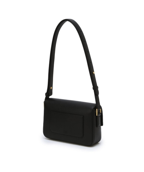 athe（アテ）の「[MERINGUE] ブラックアレクサンドラレザープレインショルダーバッグ S AABA6F364BK（ショルダーバッグ・レディース・ブラック・FREE）」の4枚目の写真