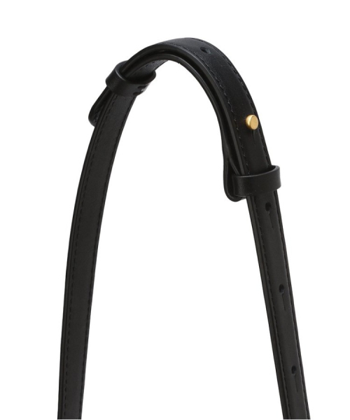 athe（アテ）の「[MERINGUE] ブラックアレクサンドラレザープレインショルダーバッグ S AABA6F364BK（ショルダーバッグ・レディース・ブラック・FREE）」の9枚目の写真