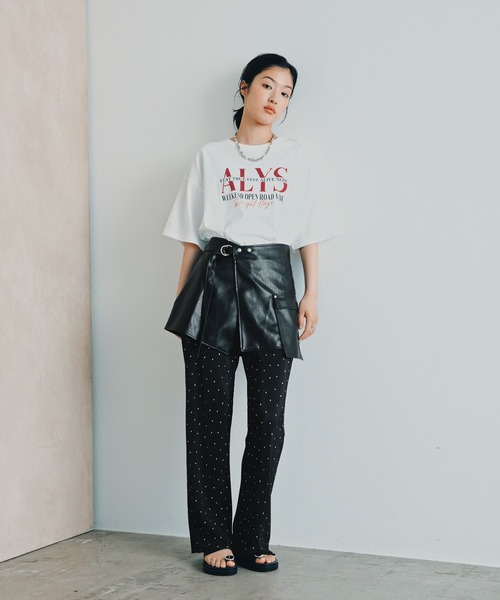LEPSIM(レプシィム)の「プリーツイージー柄パンツ 1017585(その他パンツ・レディース・ブラウン/グレイッシュベージュ/ドット・FREE)」の19枚目の写真