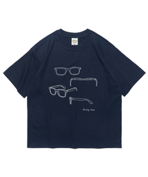 ブループリントグラス 半袖Tシャツ (ネイビー)
