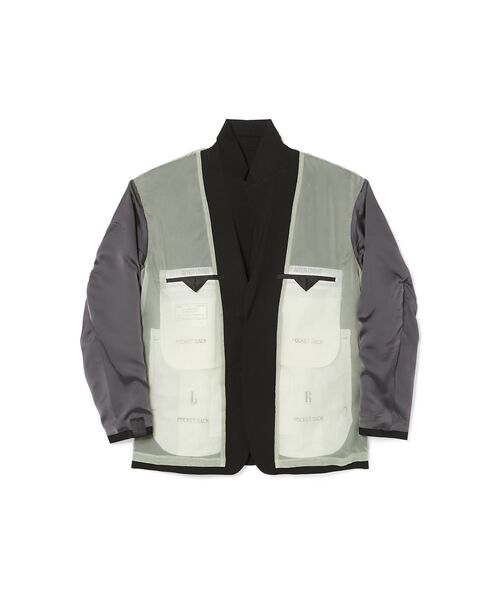 N.HOOLYWOOD COMPILE(N.ハリウッド コンパイル)の「JACKET(テーラードジャケット・メンズ・ブラック/ネイビー/チャコール・40/38/36/42)」の6枚目の写真