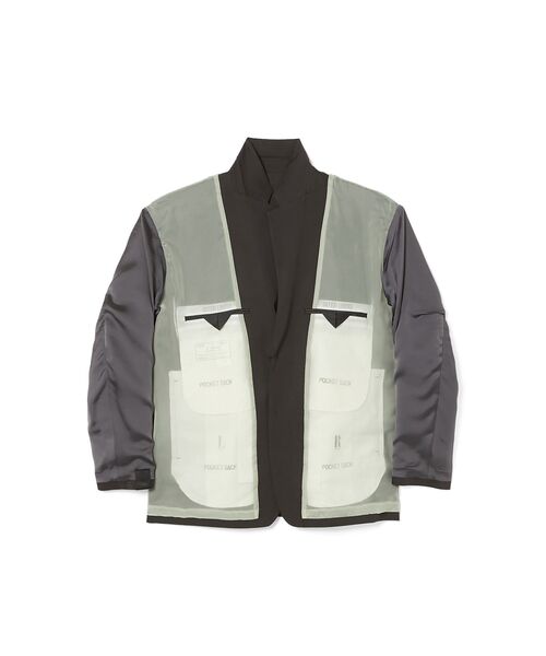 N.HOOLYWOOD COMPILE(N.ハリウッド コンパイル)の「JACKET(テーラードジャケット・メンズ・ブラック/ネイビー/チャコール・40/38/36/42)」の10枚目の写真