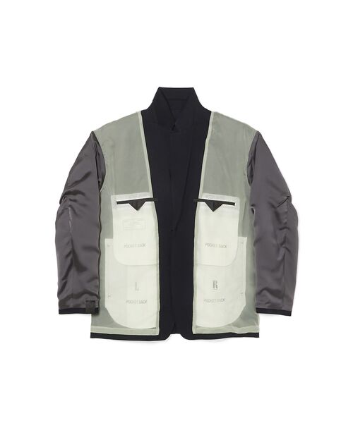 N.HOOLYWOOD COMPILE(N.ハリウッド コンパイル)の「JACKET(テーラードジャケット・メンズ・ブラック/ネイビー/チャコール・40/38/36/42)」の14枚目の写真