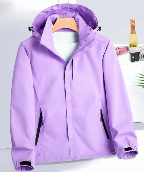 BACKYARD FAMILY(バックヤードファミリー)の「ジャケット フード付き 長袖 pmyjacket34(マウンテンパーカー・レディース・ブラック/パープル/オフホワイト/ミント/レッド/ピンク・XL/XXL/L/M)」の10枚目の写真
