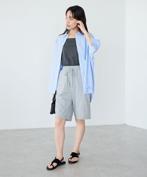 CRAFT STANDARD BOUTIQUE(クラフトスタンダードブティック)の「ロゴ刺繍入ストライプオーバーサイズシャツ(シャツ/ブラウス・レディース・ホワイト/ライトイエロー/サックスブルー・FREE)」の20枚目の写真