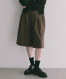 ウールライクバミューダパンツ