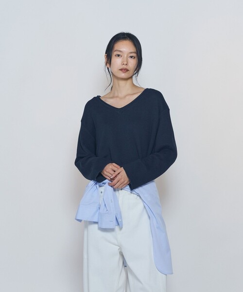 GREYCHORD（グレーコード）の「＜GREYCHORD（グレーコード）＞別注スウェット（スウェット・レディース・ブルー系その他3/グレー系その他5・1）」の2枚目の写真
