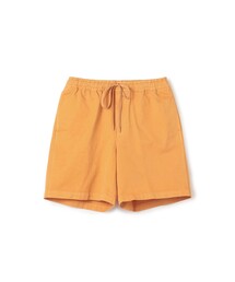 コットンツイル 製品染めイージーショートパンツ