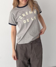 CANAL JEAN | El mar CREME DELE リンガーTシャツ(Tシャツ/カットソー)